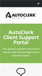 Mobile Screenshot of myautoclerk.com